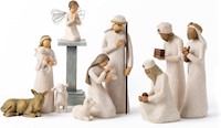 Figuras de inicio de Nativity  The Three Wisemen Plus Angel